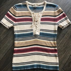 Billabong Time After Time Lace-Up Tee